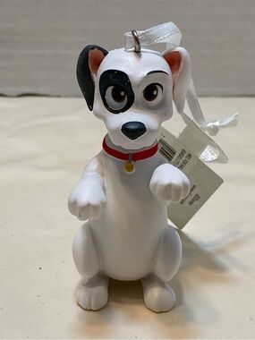 Hallmark 101 Dalmatian Ornament with Black Spot and Red Collar